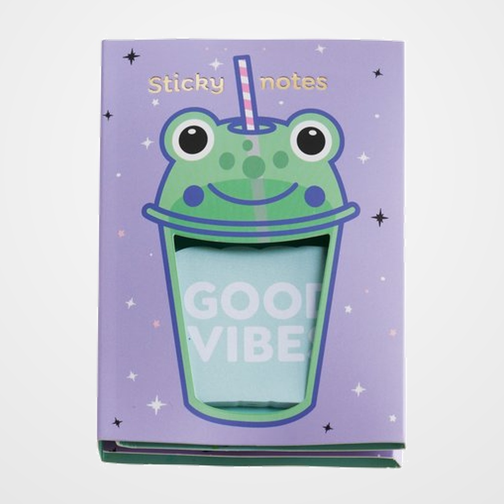 NOTAS ADHESIVAS BACK2FUN 88x115 250h (10 ud.) RANITA