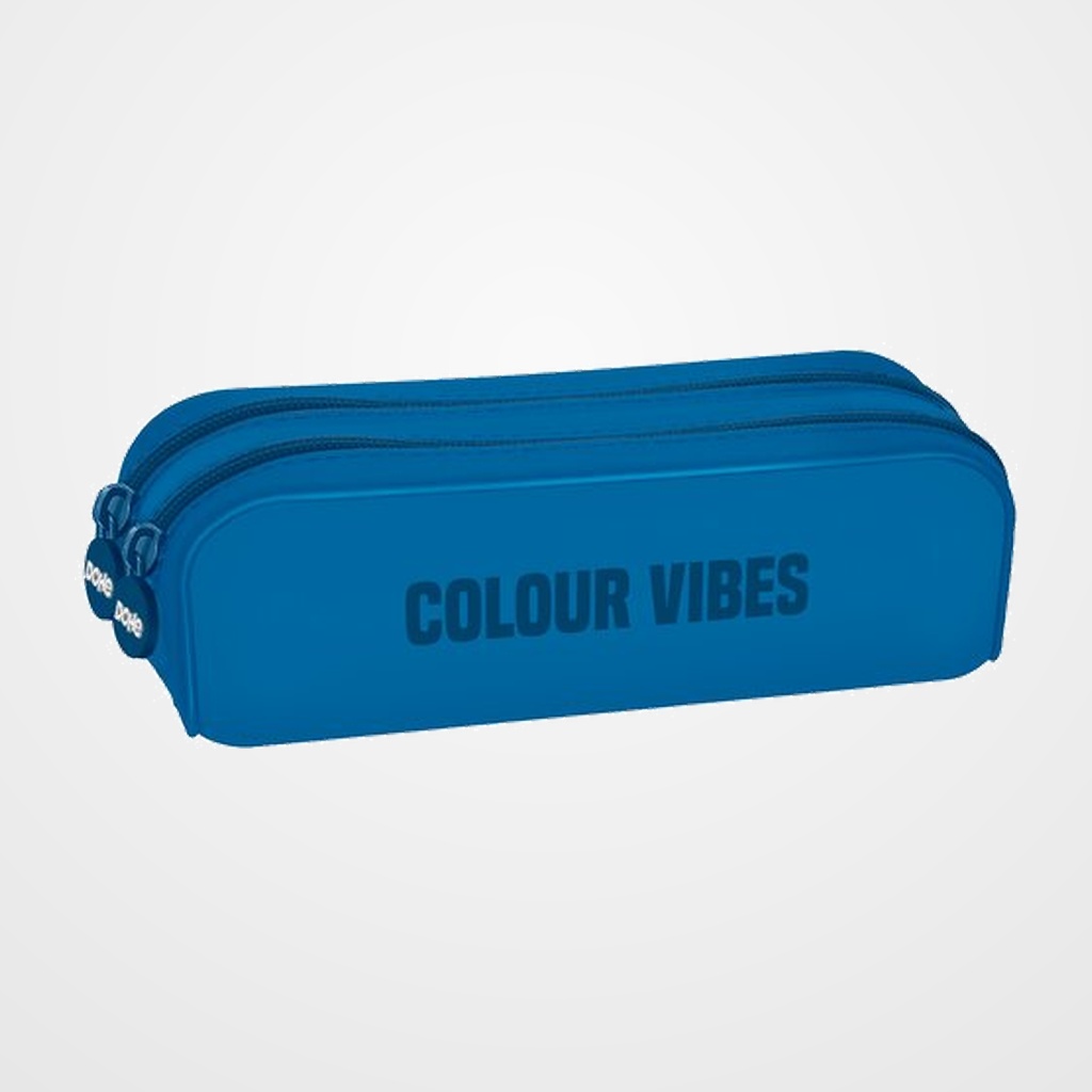 PORTATODO DOHE COLOUR VIBES SILICONA DOBLE AZUL