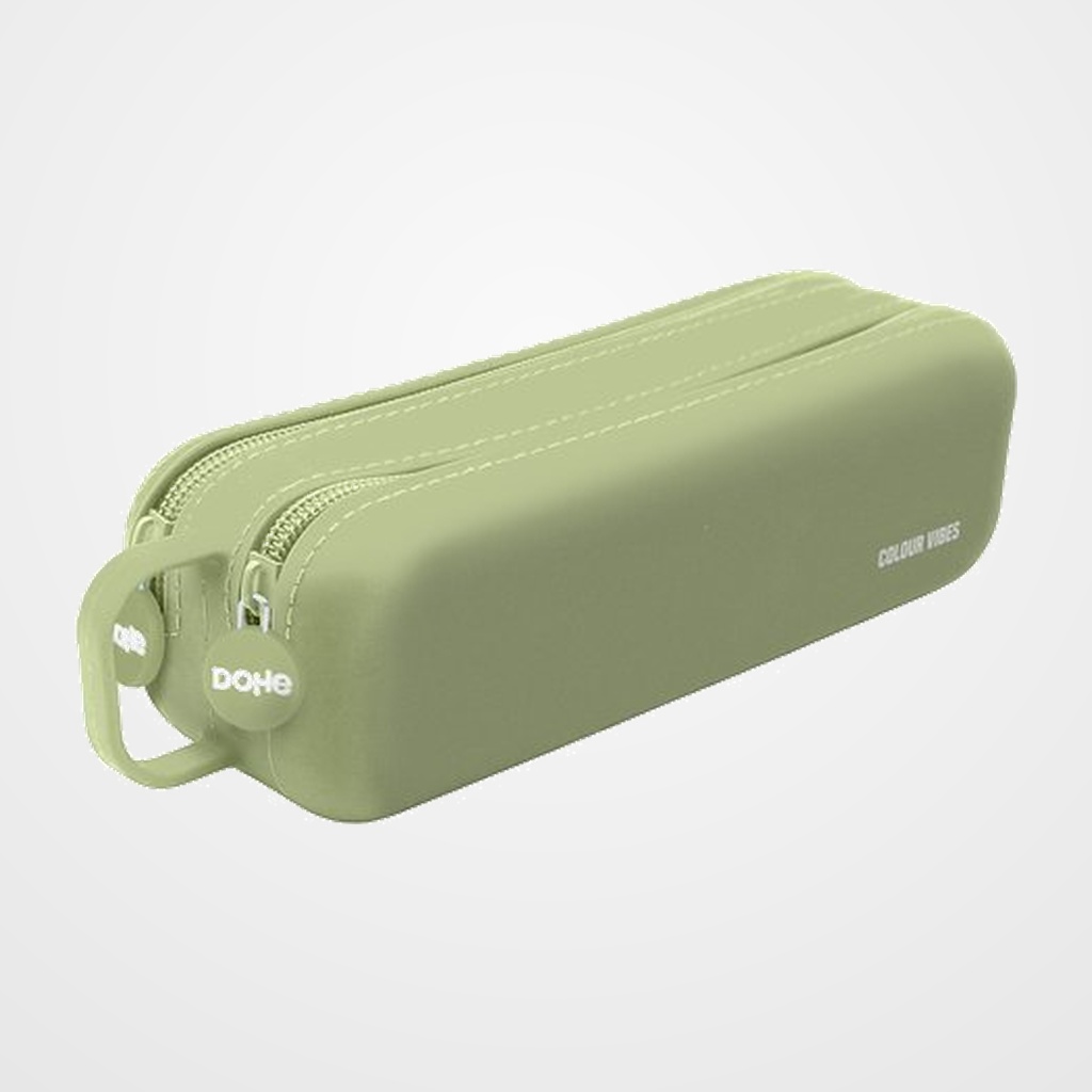 PORTATODO DOHE COLOUR VIBES SILICONA DOBLE con ASA LATERAL VERDE