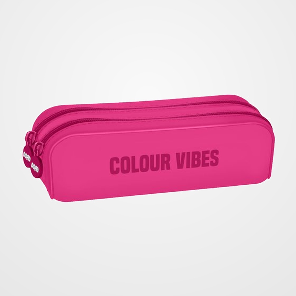 PORTATODO DOHE COLOUR VIBES SILICONA DOBLE ROSA