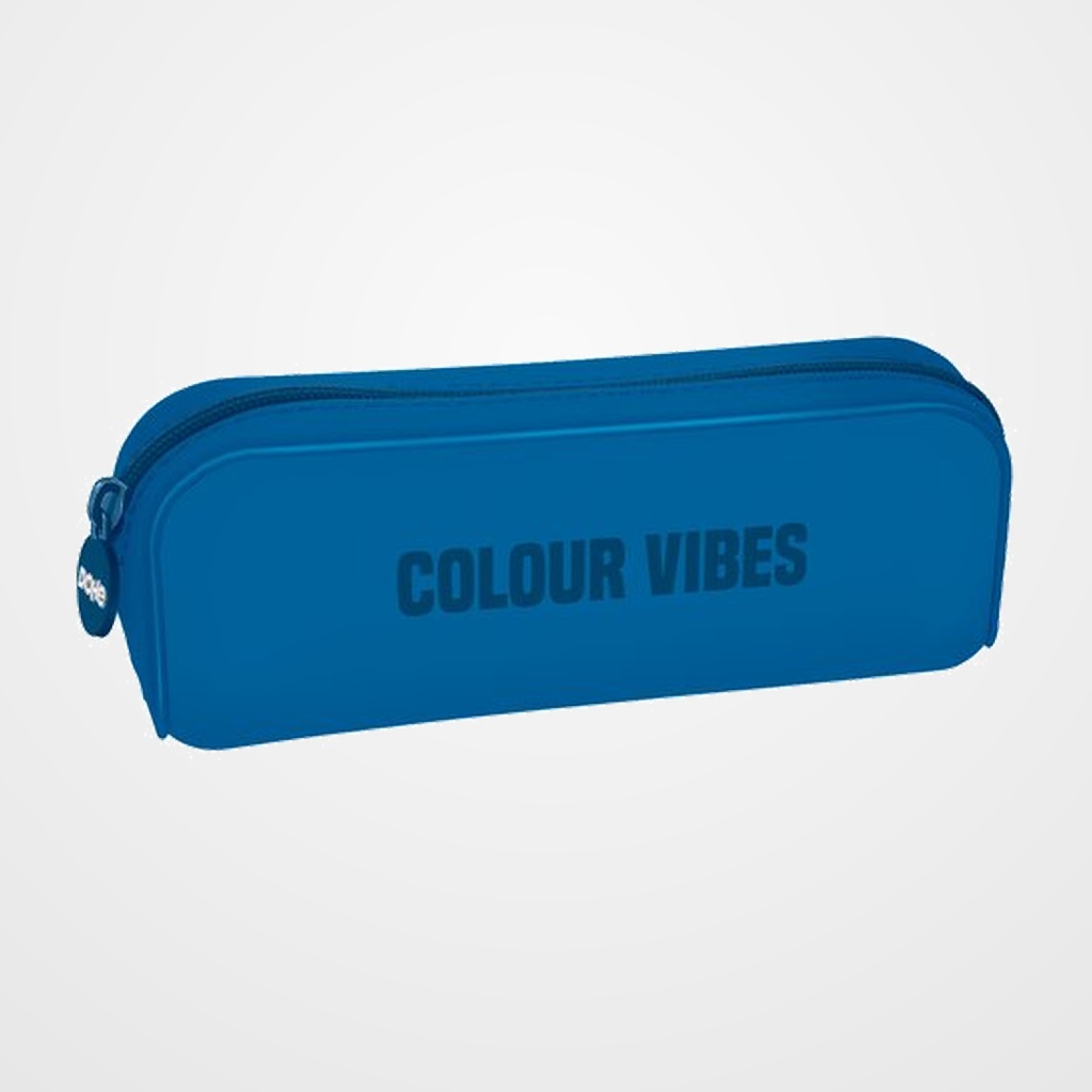 PORTATODO DOHE COLOUR VIBES SILICONA SIMPLE AZUL