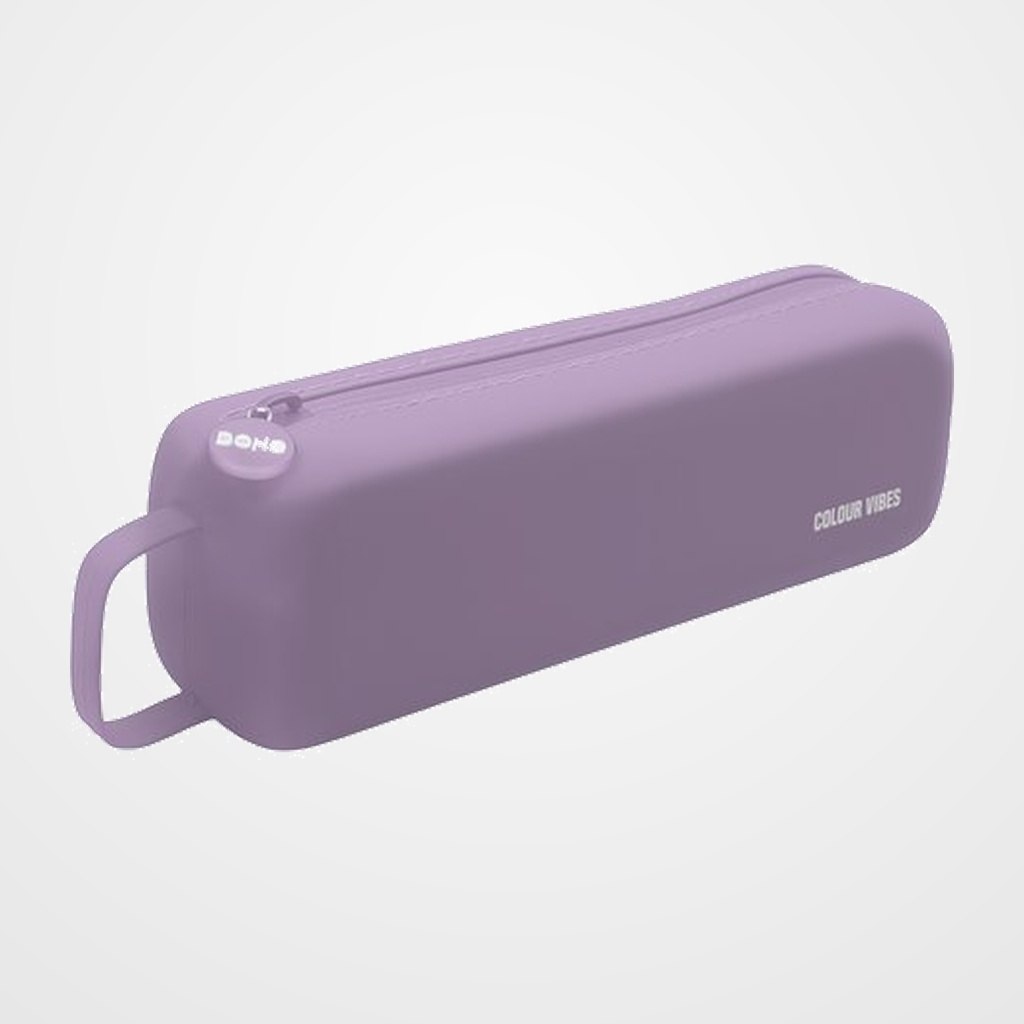 PORTATODO DOHE COLOUR VIBES SILICONA SIMPLE con ASA LATERAL MORADO