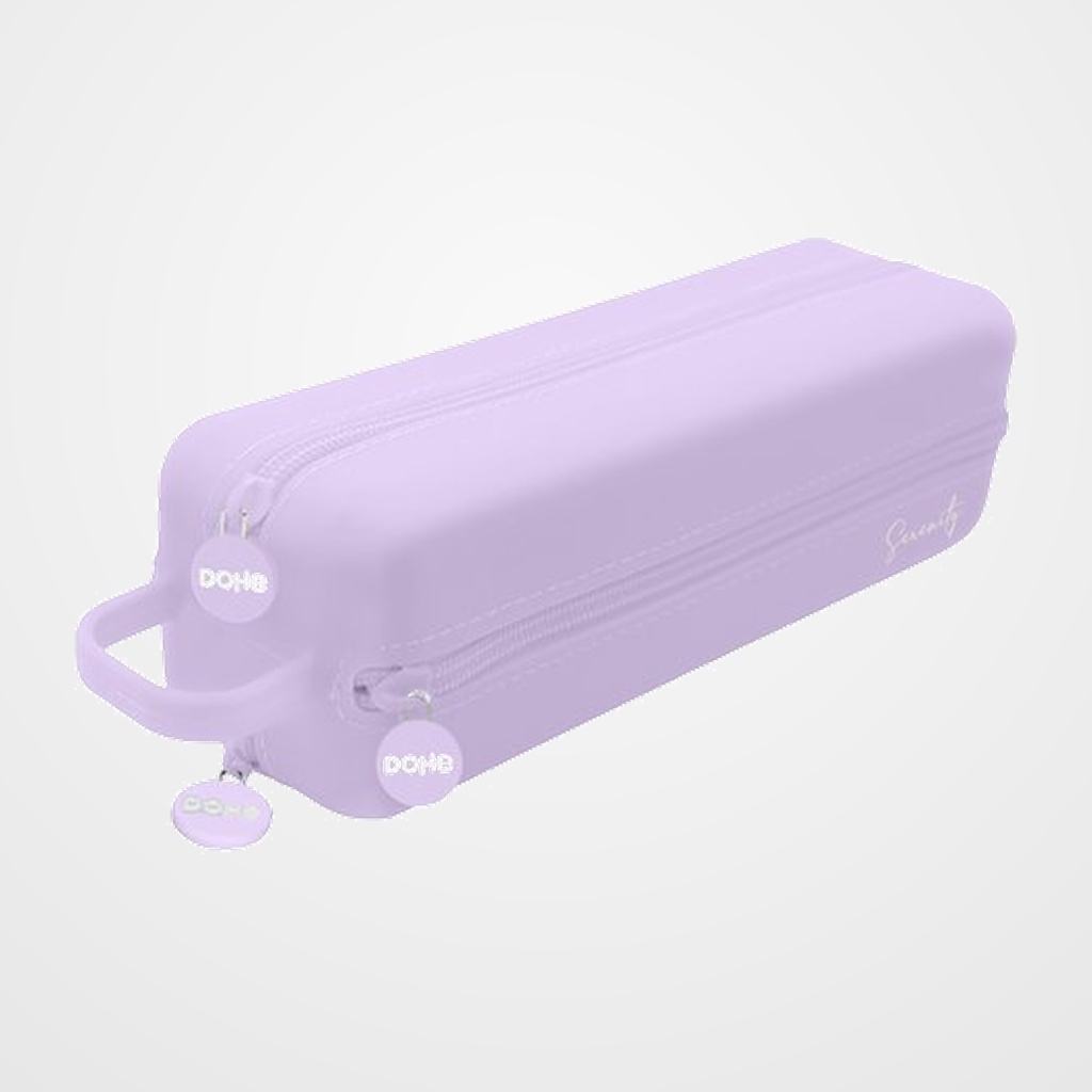 PORTATODO DOHE SERENITY SILICONA CUADRUPLE con ASA LATERAL MORADO