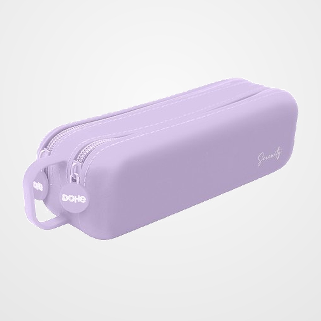 PORTATODO DOHE SERENITY SILICONA DOBLE con ASA LATERAL MORADO