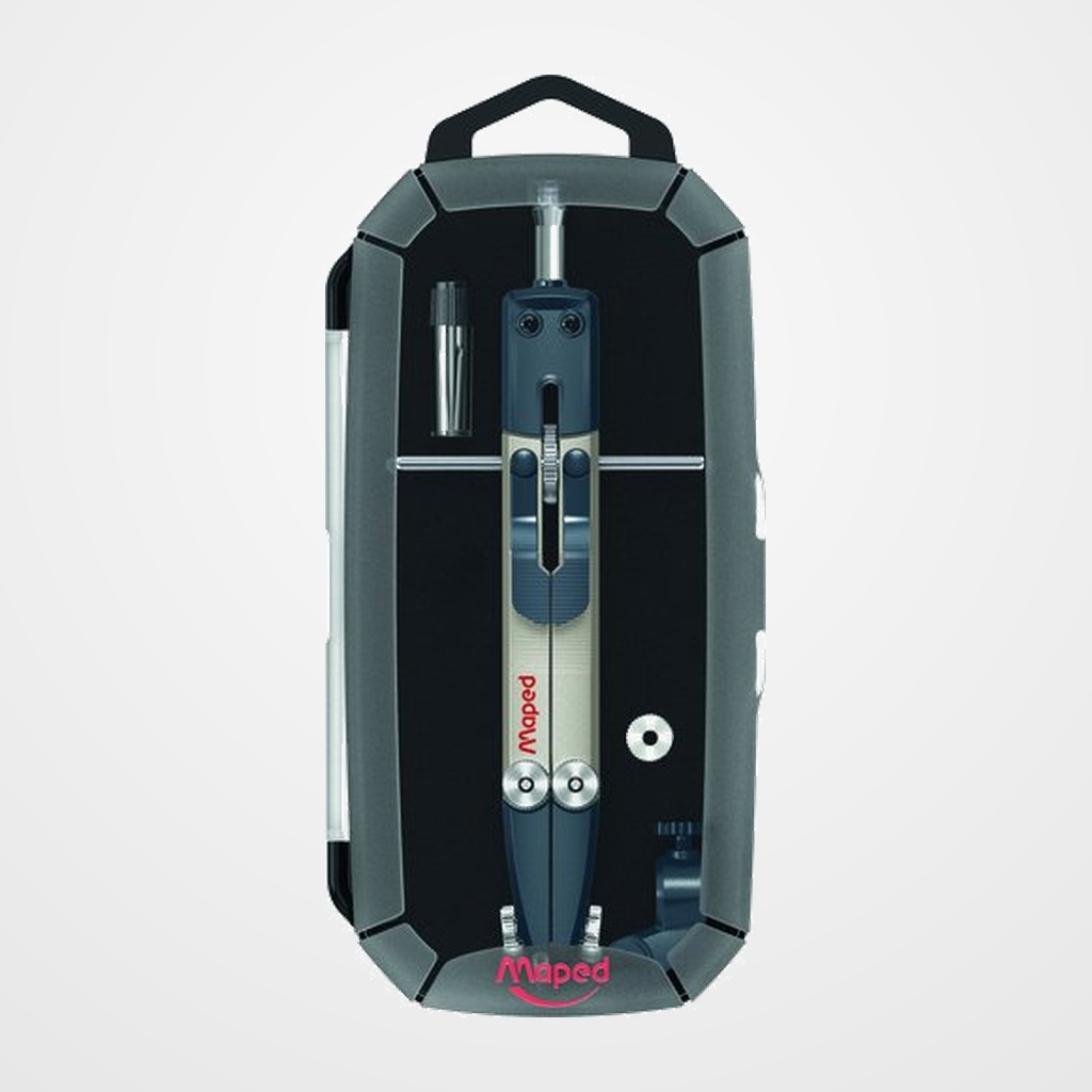 COMPAS MAPED STOP TECNICO METAL con APERTURA RAPIDA