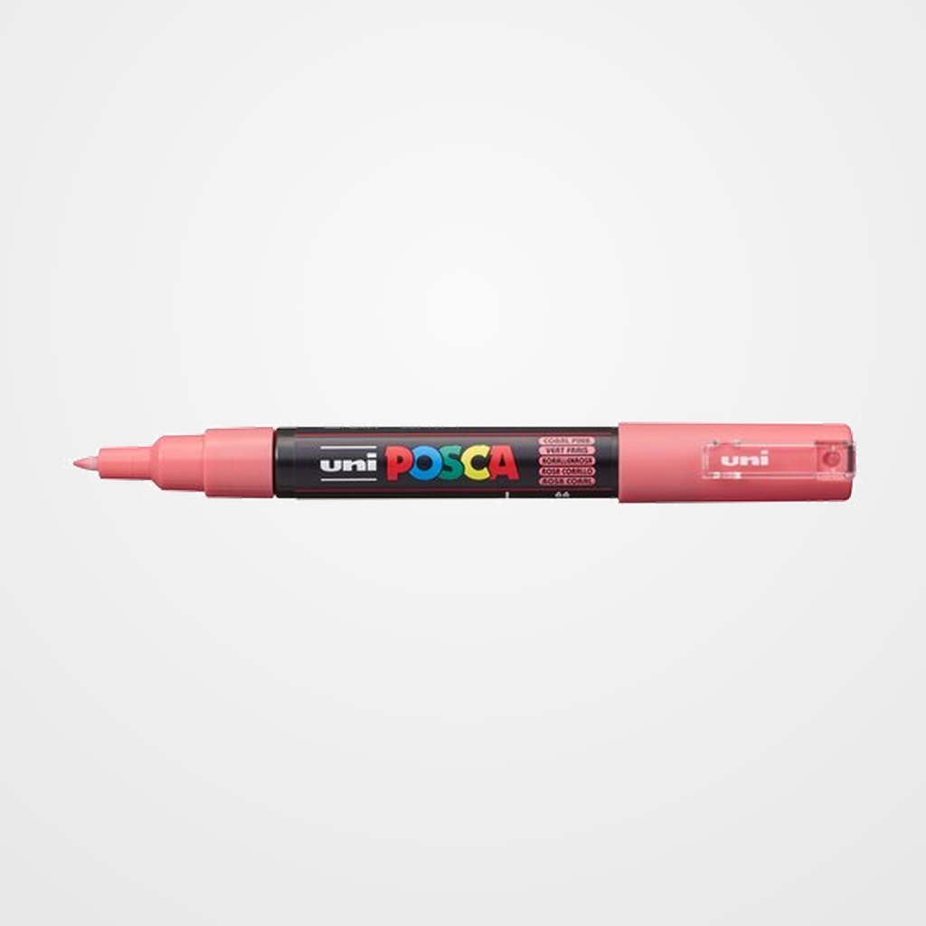 MARCADOR T.OPACA NO PERM. UNI POSCA  0,7 F (PC-1M)  ROSA CORAL