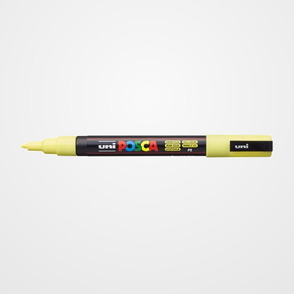 MARCADOR T.OPACA NO PERM. UNI POSCA  0,9 (PC-3M)  AMARILLO SOL