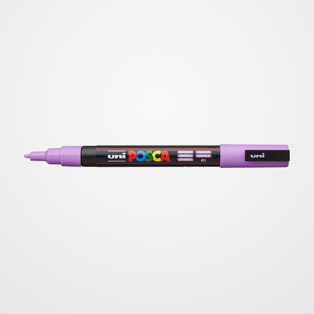 MARCADOR T.OPACA NO PERM. UNI POSCA  0,9 (PC-3M)  LAVANDA