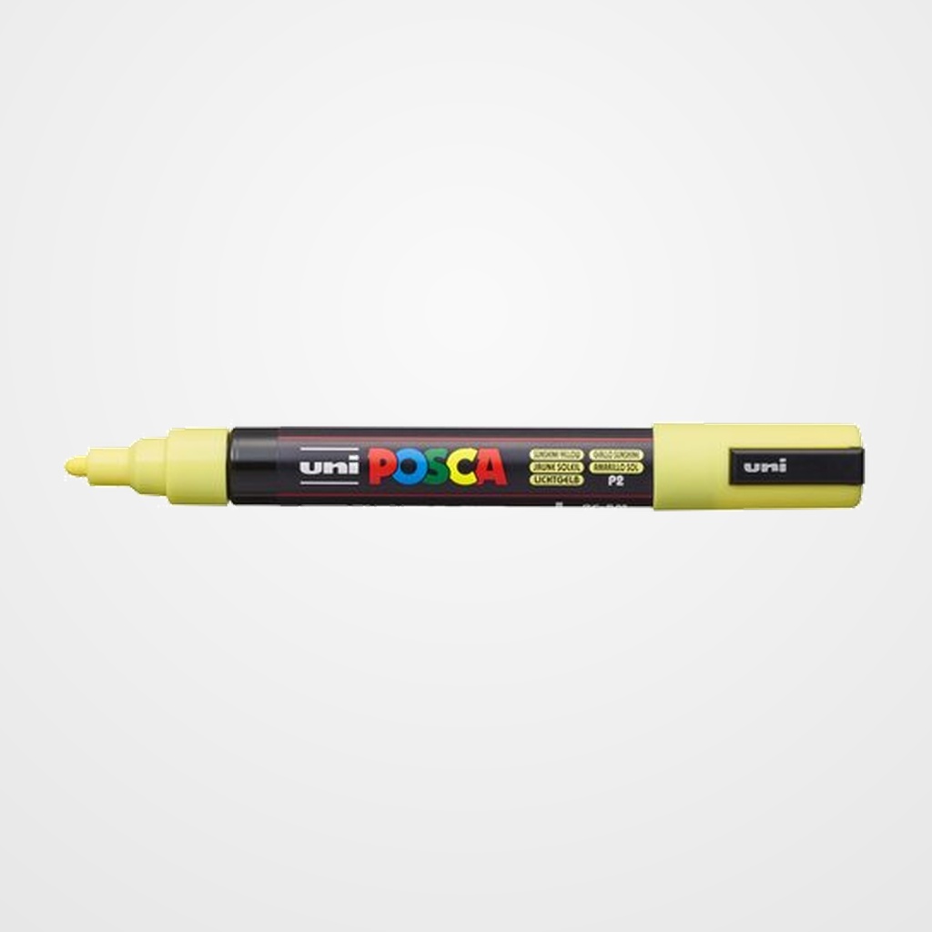 MARCADOR T.OPACA NO PERM. UNI POSCA  1,8 (PC-5M)  AMARILLO SOL