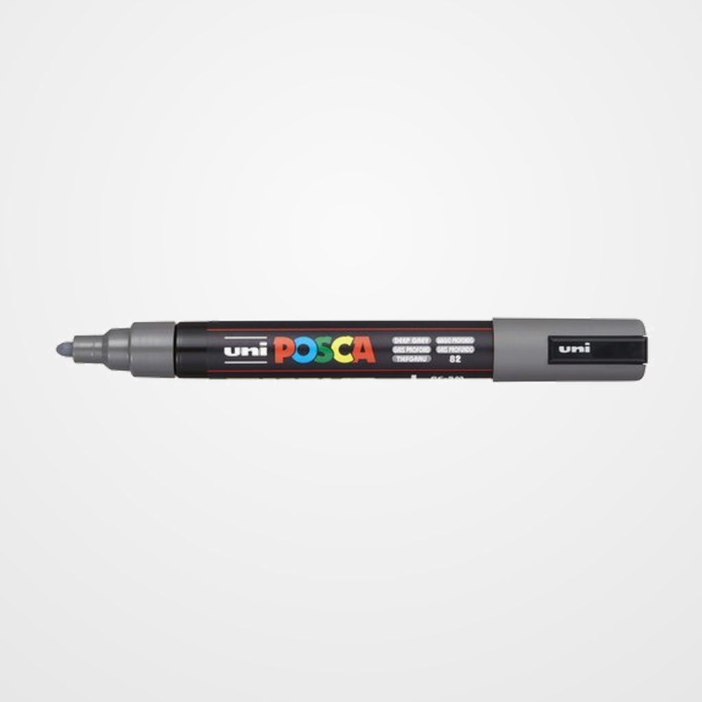 MARCADOR T.OPACA NO PERM. UNI POSCA  1,8 (PC-5M)  GRIS PROFUNDO