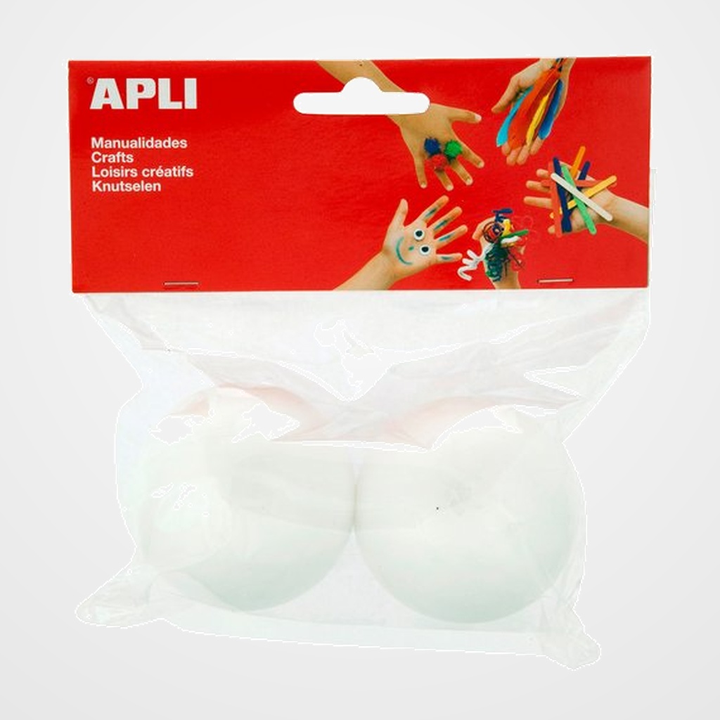 BOLAS POLIESPAN APLI 60 mm. BOLSA de 2