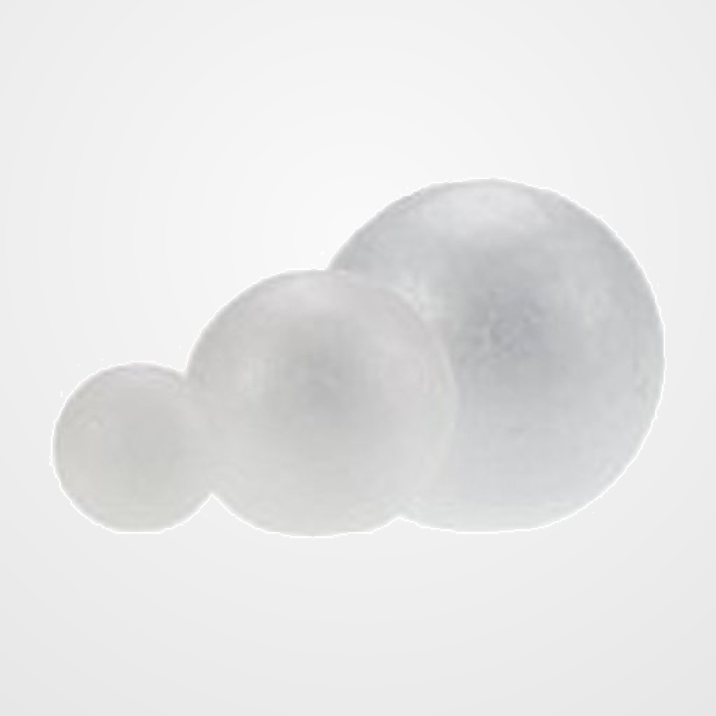 BOLAS POLIESPAN FIXO KIDS 10 cm. PACK de 3