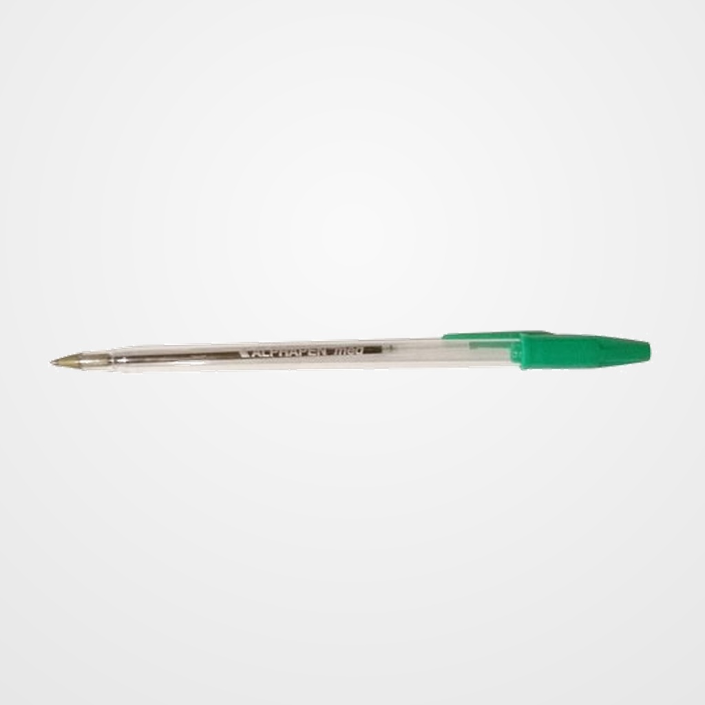 BOLIGRAFO ALPHAPEN MEDIUM VERDE
