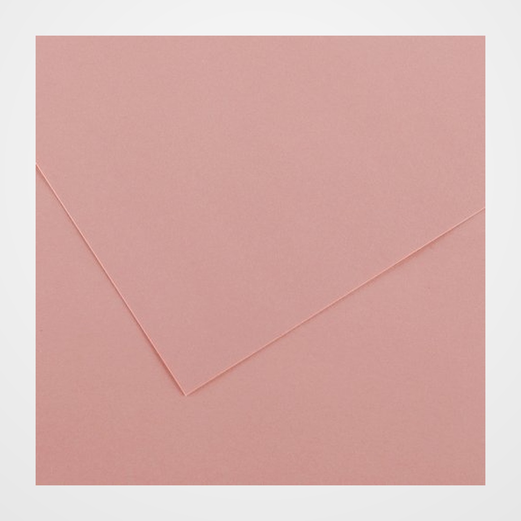 CARTULINA 70x100cm CANSON COLORLINE 220g LISO/FINO ROSA PAQUETE de 25