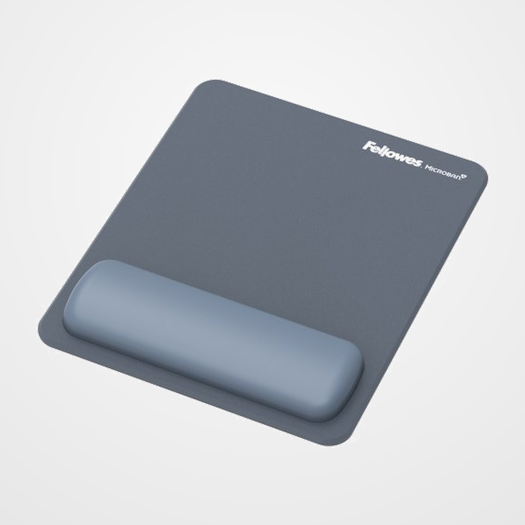 ALFOMBRILLA RATON FELLOWES CON REPOSAMUÑECAS BREYTA AZUL