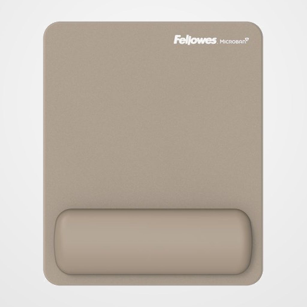 ALFOMBRILLA RATON FELLOWES CON REPOSAMUÑECAS BREYTA MARRON