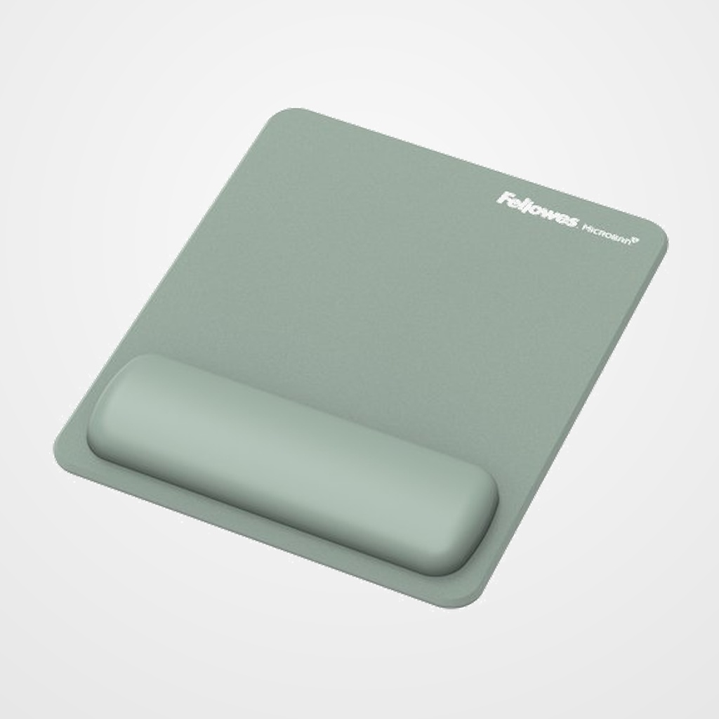 ALFOMBRILLA RATON FELLOWES CON REPOSAMUÑECAS BREYTA VERDE