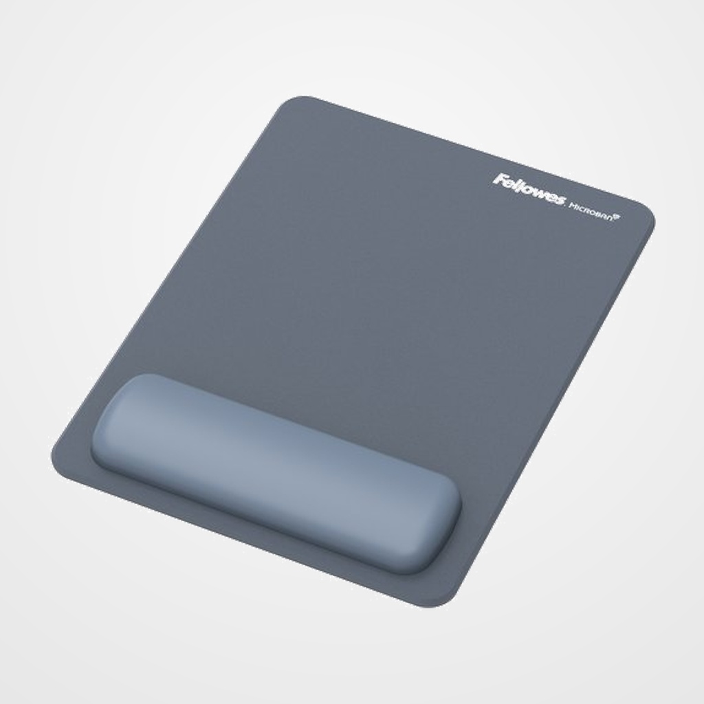 ALFOMBRILLA RATON FELLOWES CON REPOSAMUÑECAS BREYTA XL AZUL