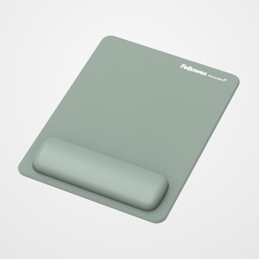 ALFOMBRILLA RATON FELLOWES CON REPOSAMUÑECAS BREYTA XL VERDE