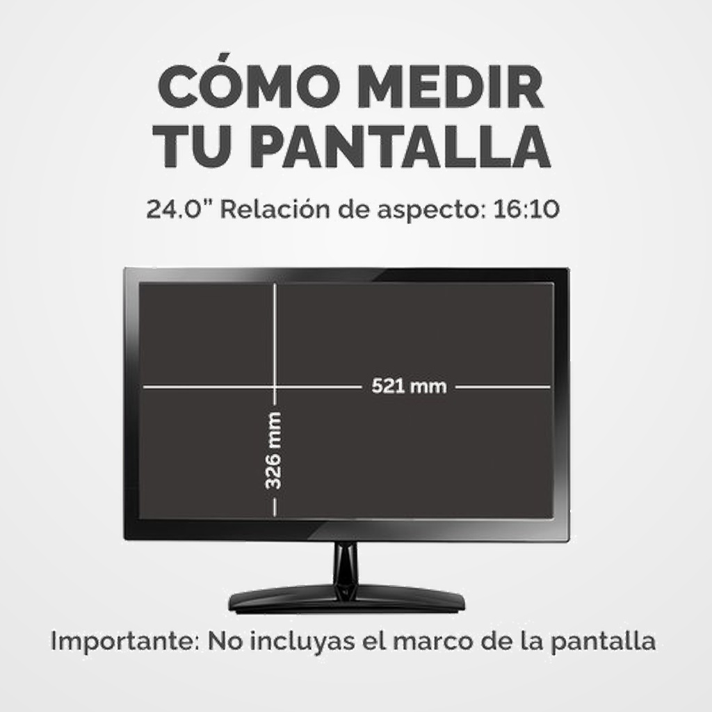 FILTRO PRIVACIDAD FELLOWES PRIVASCREEN PANT. PANORAMICA 24  - 16:10