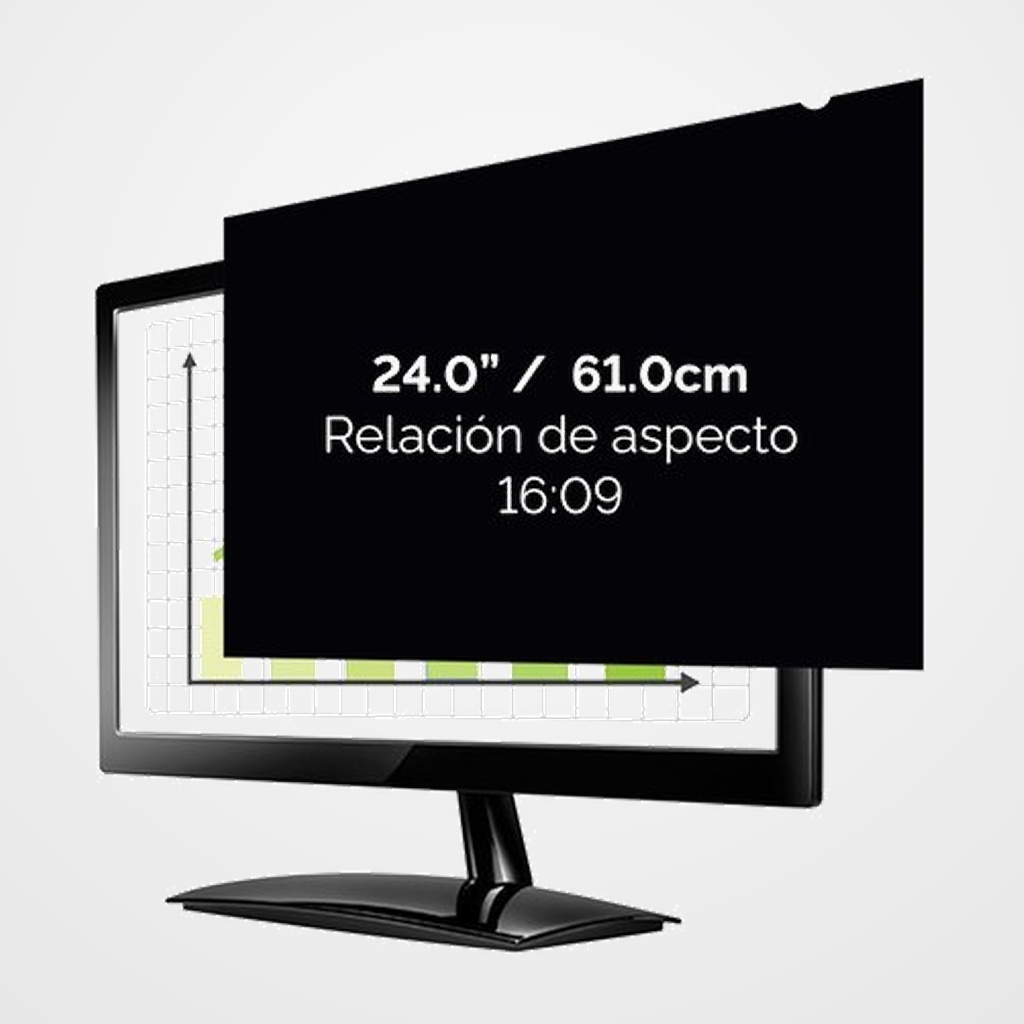 FILTRO PRIVACIDAD FELLOWES PRIVASCREEN PANT. PANORAMICA 24  - 16:9