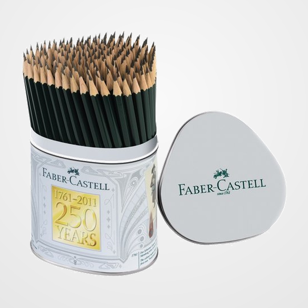 LAPIZ de GRAFITO FABER-CASTELL 9000 bote METAL de 144 HB