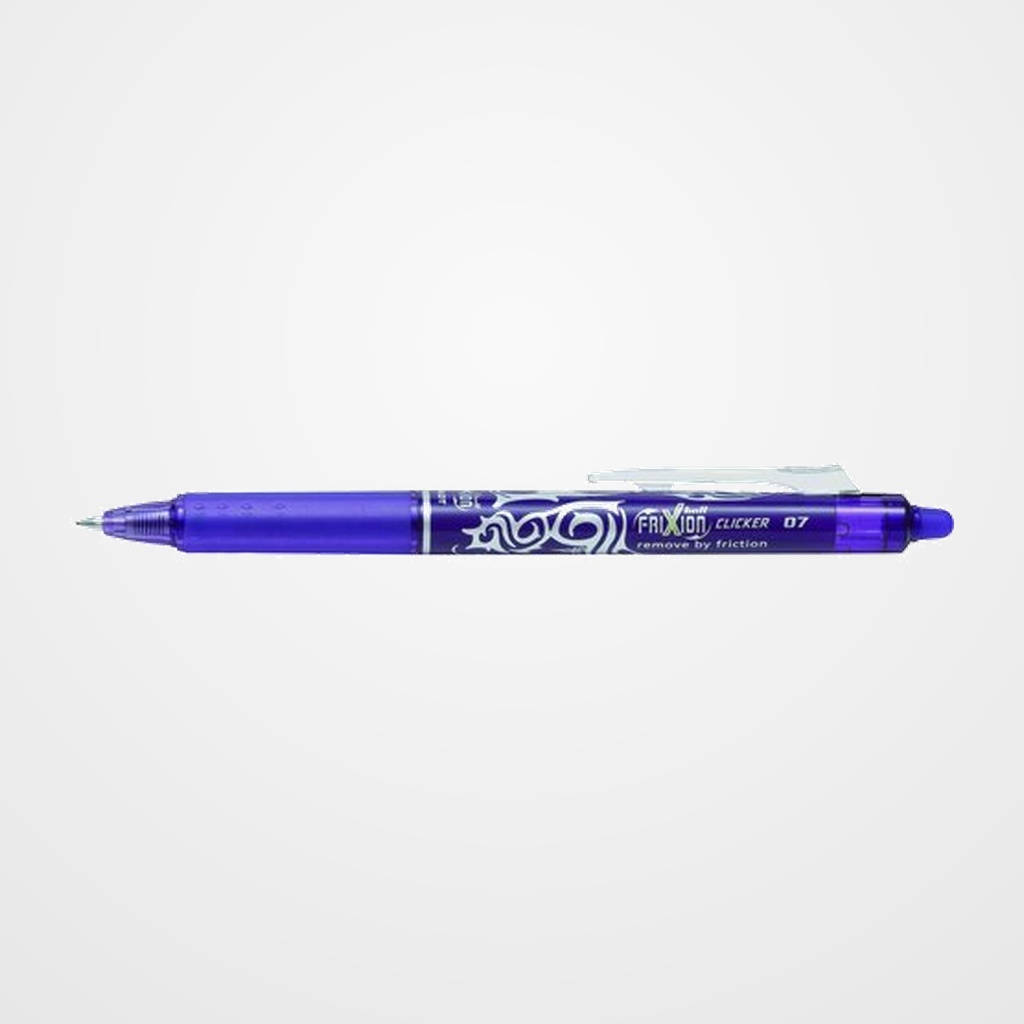 BOLIGRAFO BORR. PILOT FRIXION CLICKER 0,7 VIOLETA