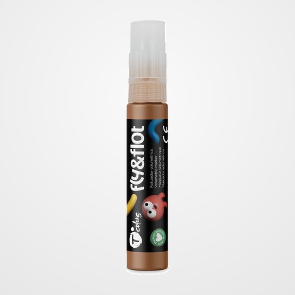 ROTULADOR VOLUMETRICO 3D TCOLORS FLY&FLOT 25 ml MARRON