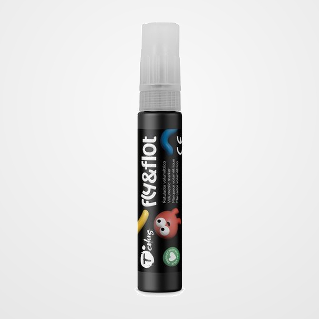 ROTULADOR VOLUMETRICO 3D TCOLORS FLY&FLOT 25 ml NEGRO