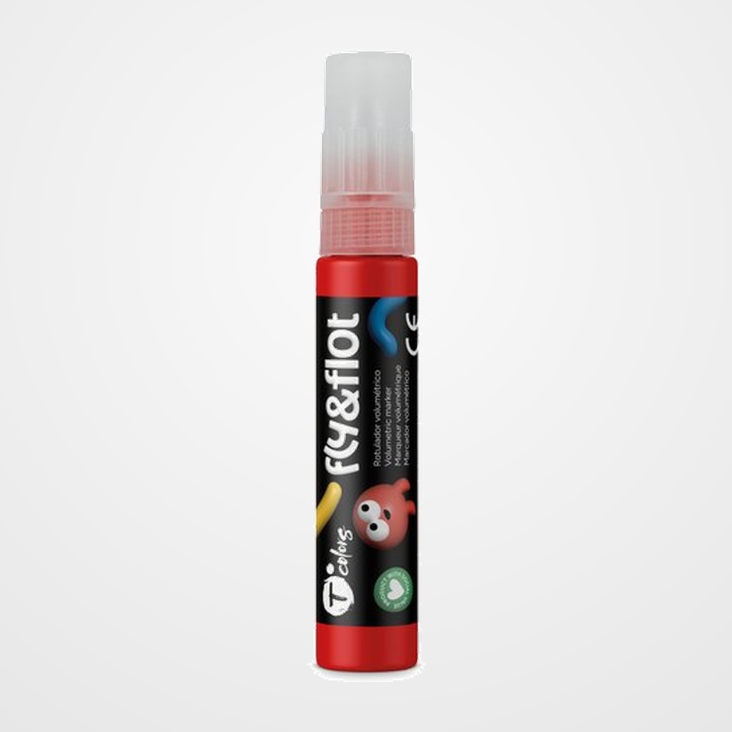 ROTULADOR VOLUMETRICO 3D TCOLORS FLY&FLOT 25 ml ROJO