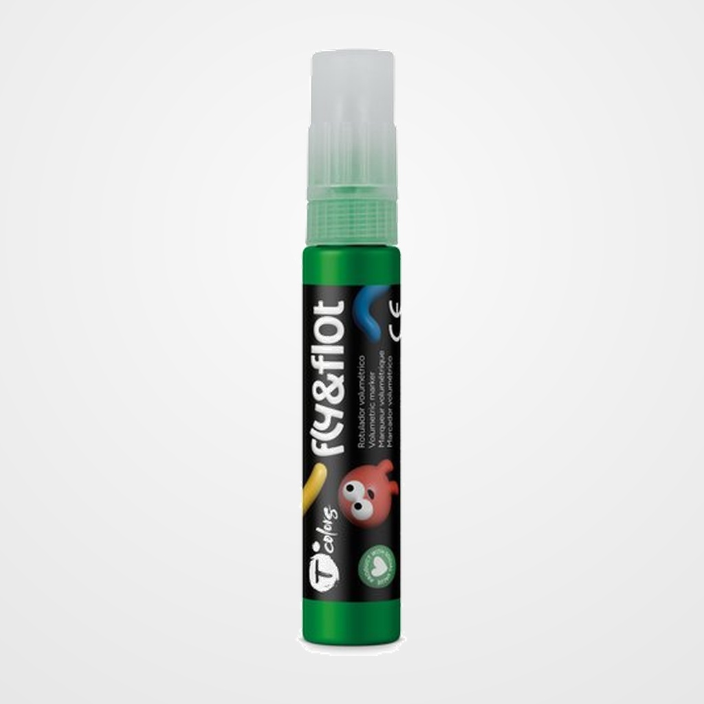 [23502130] ROTULADOR VOLUMETRICO 3D TCOLORS FLY&FLOT 25 ml VERDE
