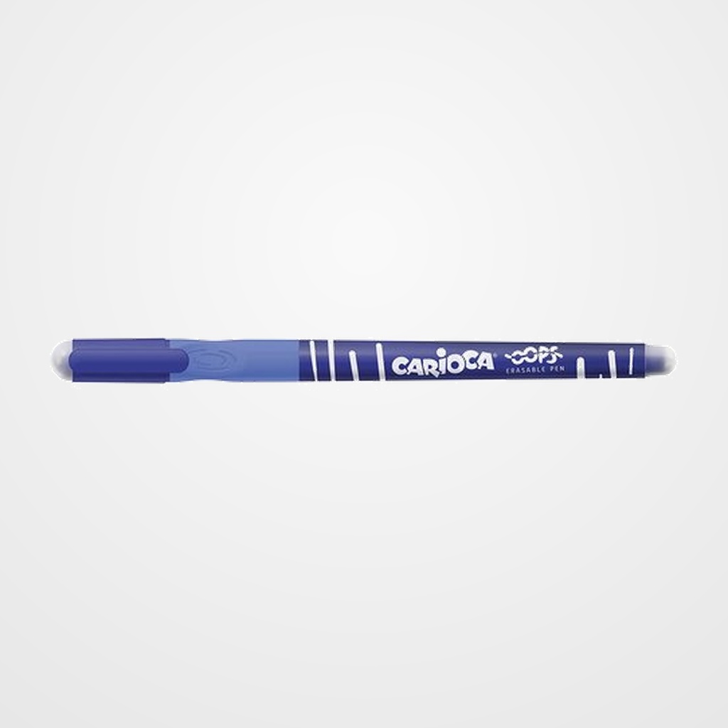 BOLIGRAFO BORRABLE CARIOCA OOPS AZUL