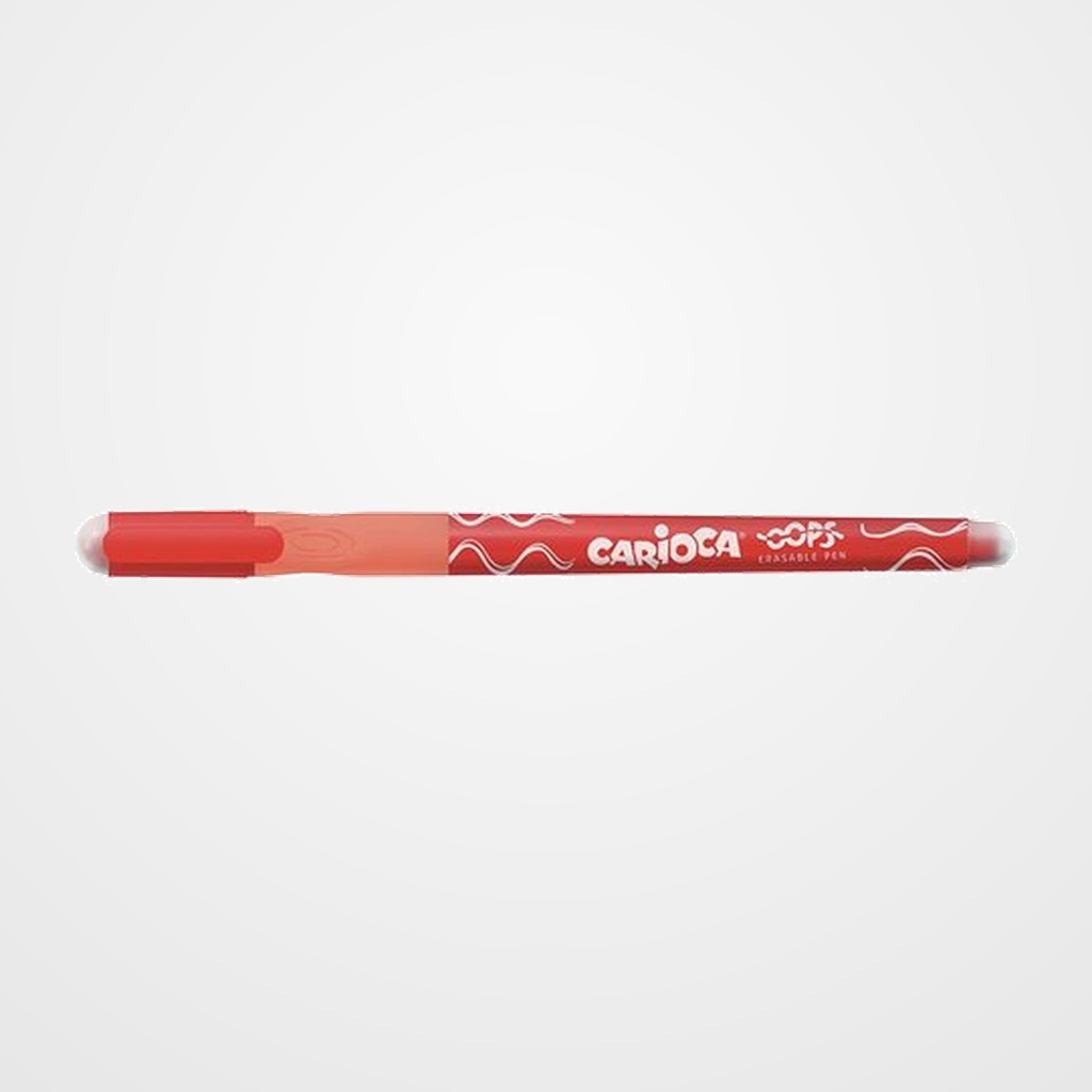 BOLIGRAFO BORRABLE CARIOCA OOPS ROJO