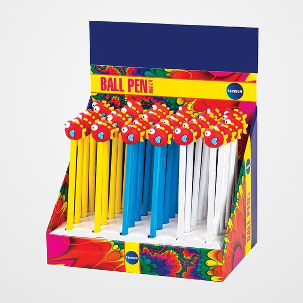 BOLIGRAFO CENTRUM RED FISH EXPOSITOR de 36