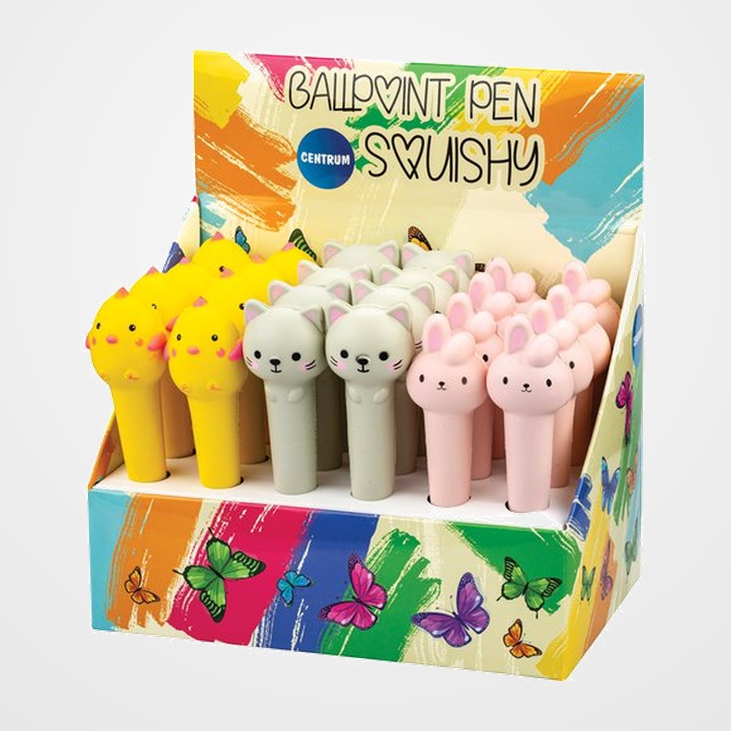 BOLIGRAFO CENTRUM SQUISHY EXPOSITOR de 24