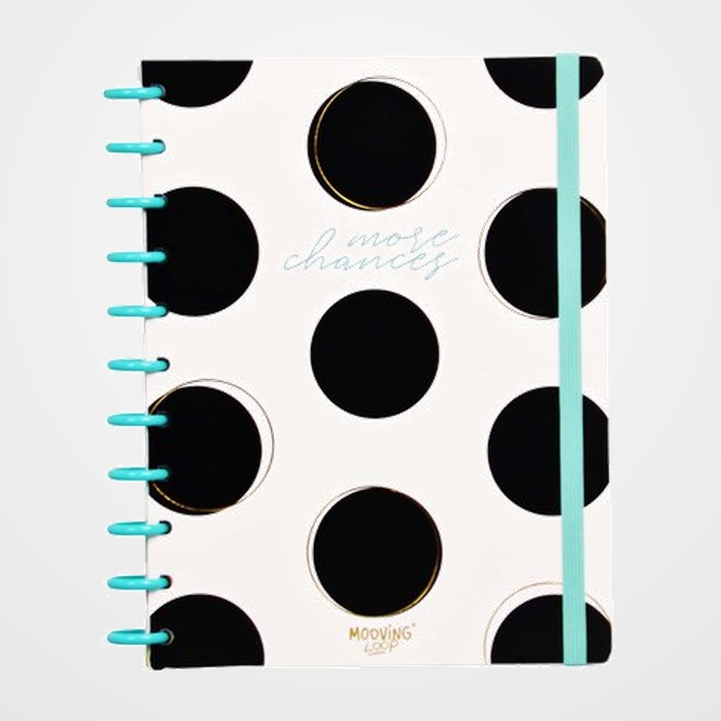 BLOC MOOVING LOOP tapa PP 20,8x28cm 80h 90g HORIZONTAL 4 DISEÑOS SURTIDOS