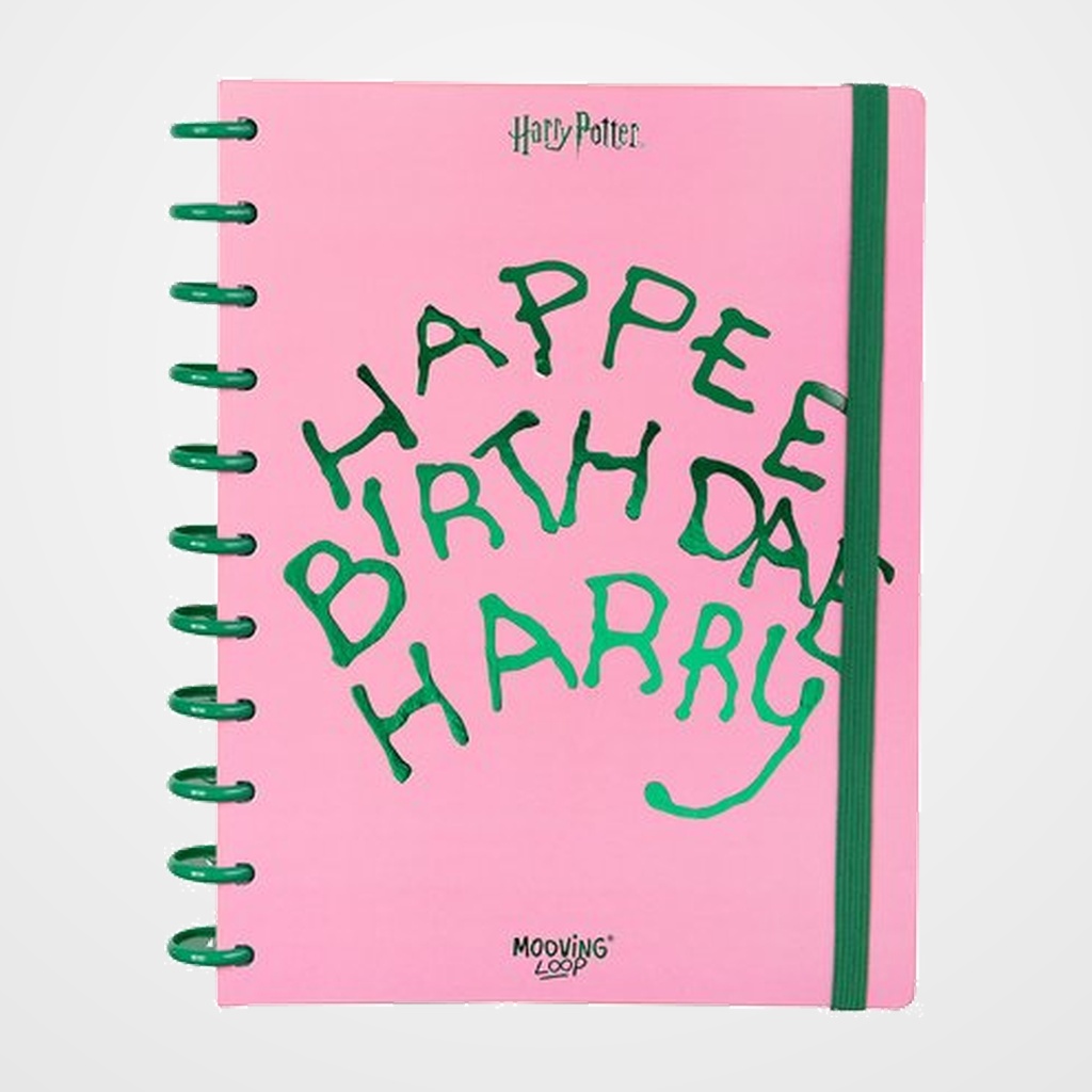 BLOC MOOVING LOOP tapa PP 27,94x21,59cm 80h 90g HORIZONTAL HARRY POTTER SURTIDO