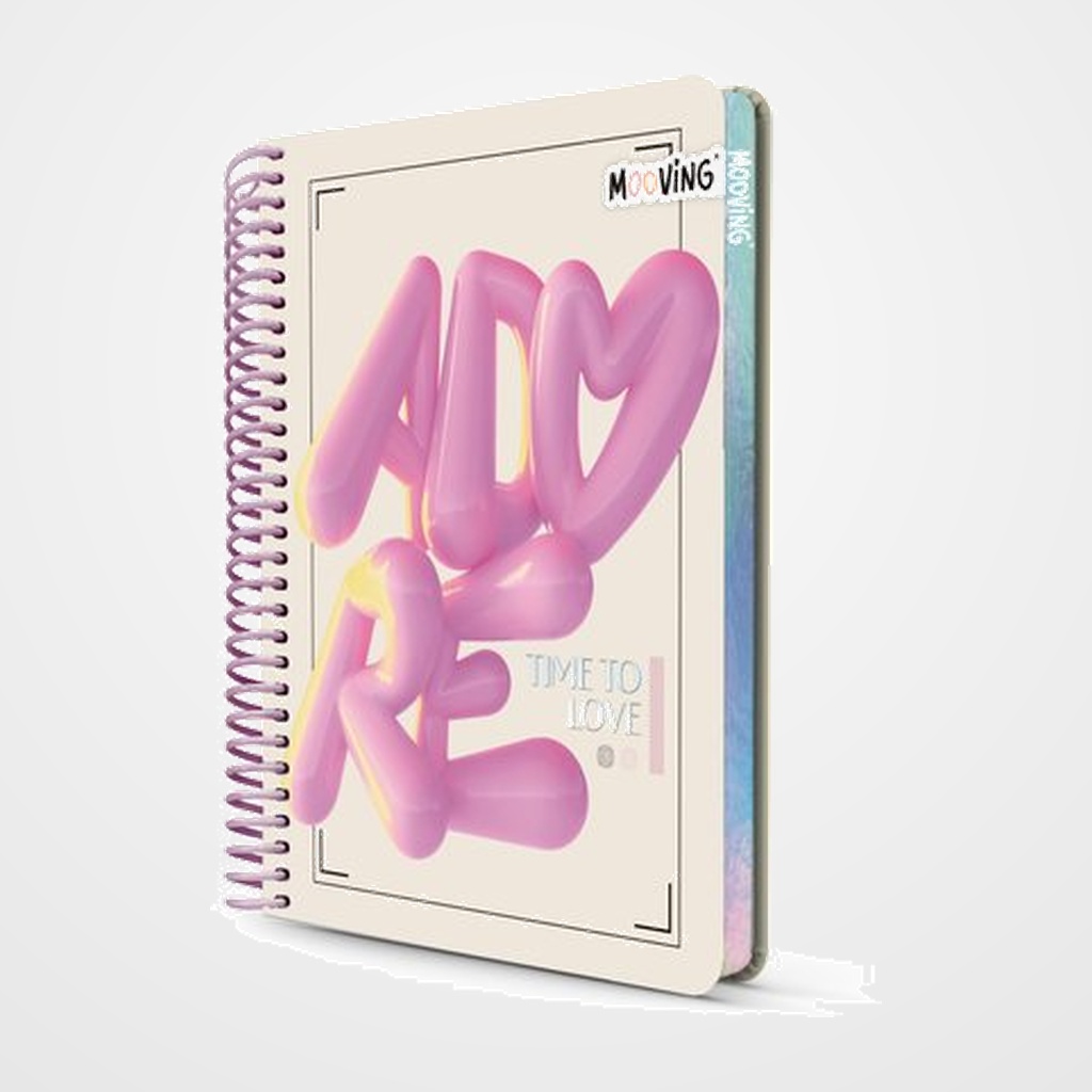 BLOC MOOVING PREMIUM tapa DURA 12x14,5cm 96h 80g CUAD.5x5 BALLOON SURTIDO (2 mod.)