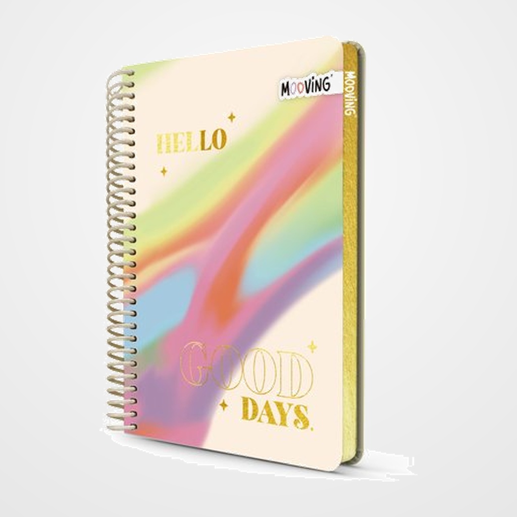 BLOC MOOVING PREMIUM tapa DURA 12x14,5cm 96h 80g CUAD.5x5 PASTEL SURTIDO (2 mod.)