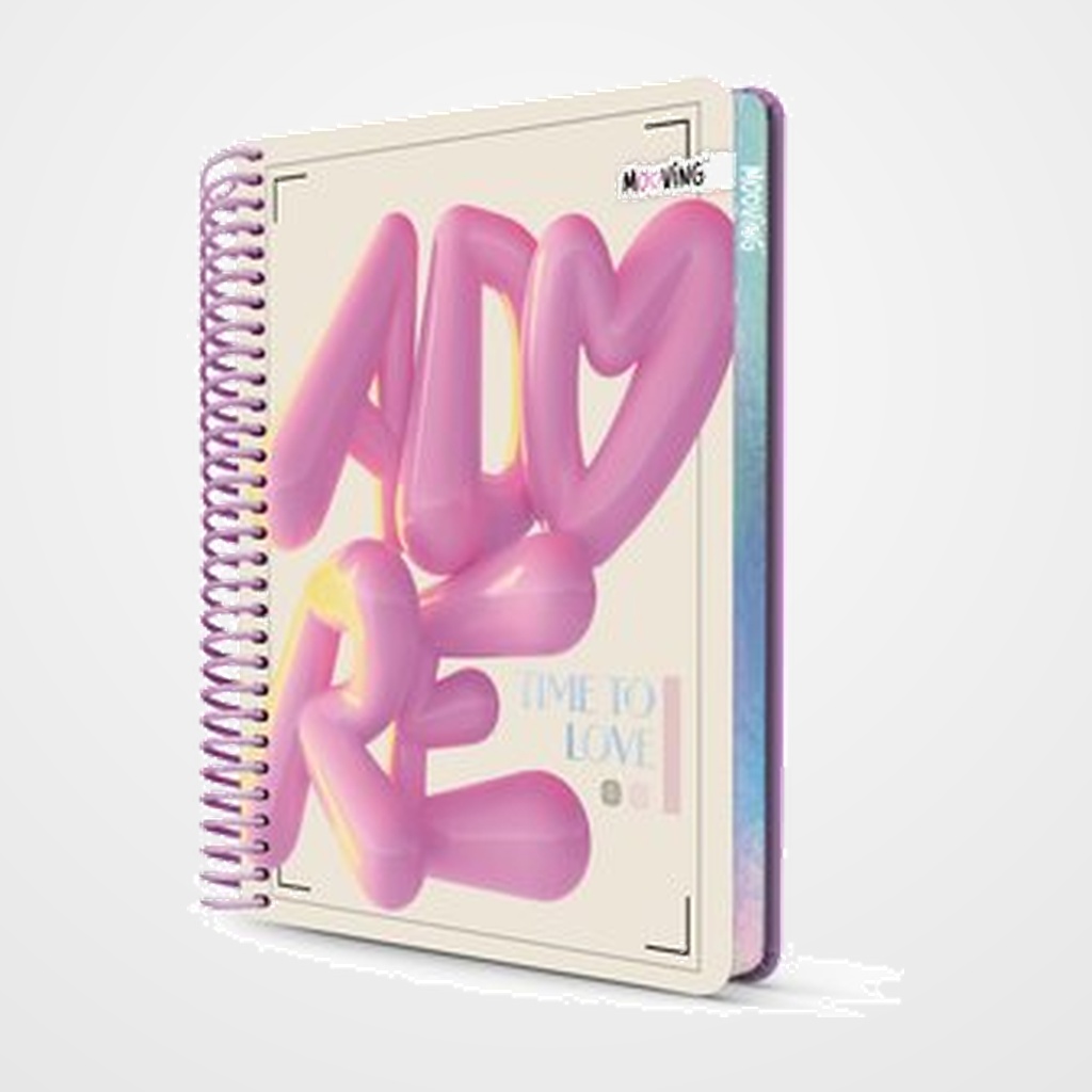 BLOC MOOVING PREMIUM tapa DURA 17x21.5cm 96h 80g CUAD.5x5 BALLOON SURTIDO (2 mod.)