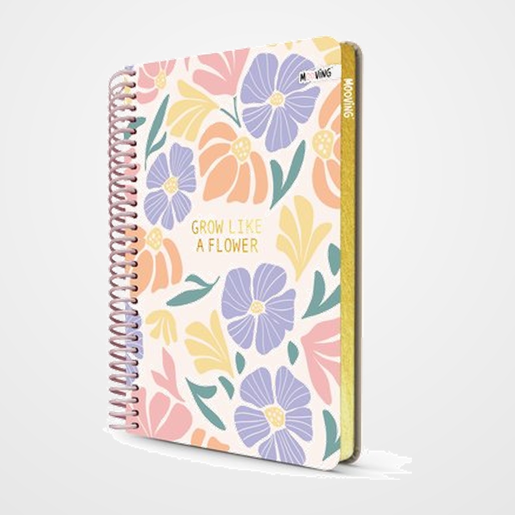 BLOC MOOVING PREMIUM tapa DURA 27,94x21,59cm 96h 80g CUAD.5x5 GARDEN SURTIDO (2 mod.)