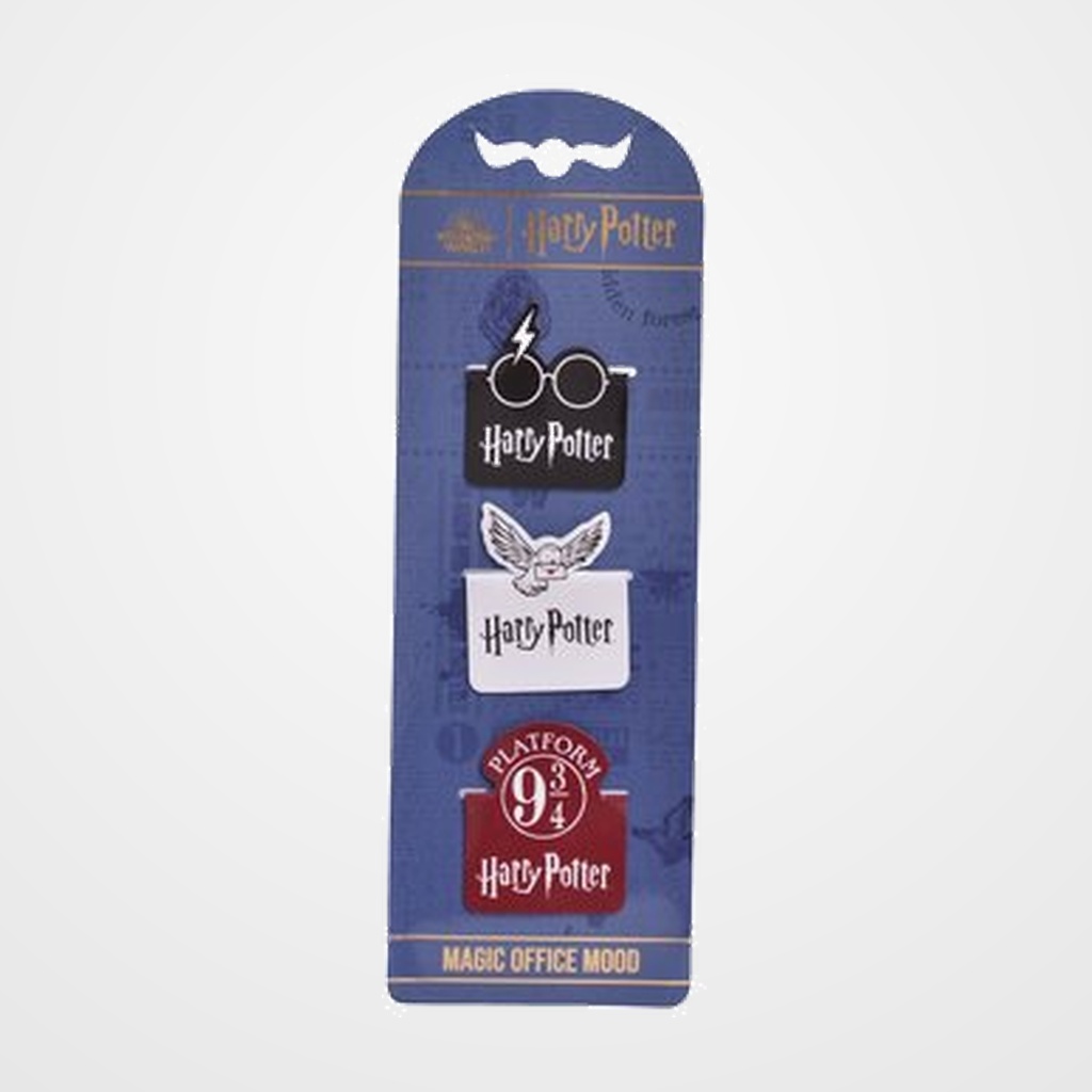 MARCAPAGINAS MOOVING MAGNETICO HARRY POTTER PACK de 3