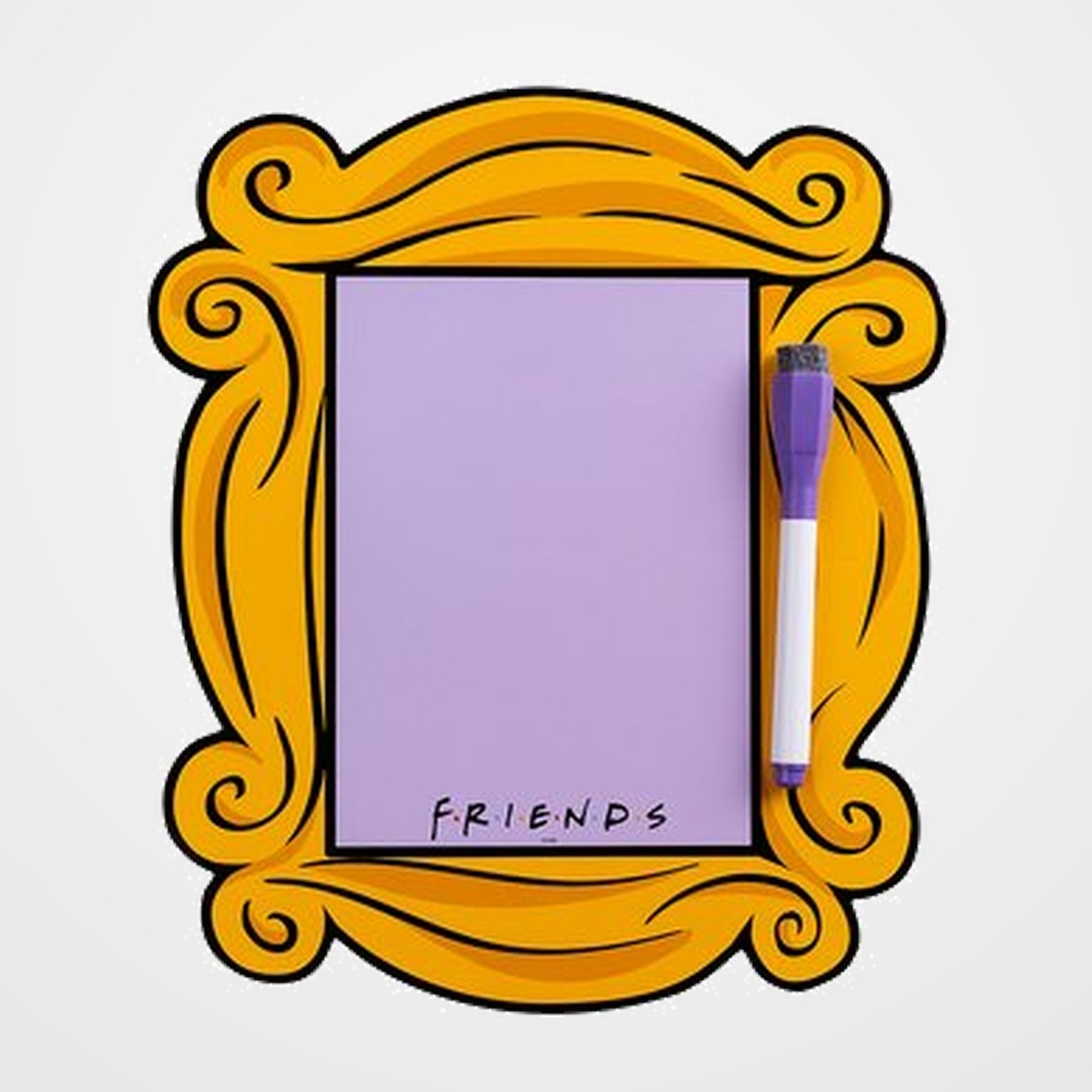 PIZARRA BLANCA MOOVING 25x29 cm FRIENDS