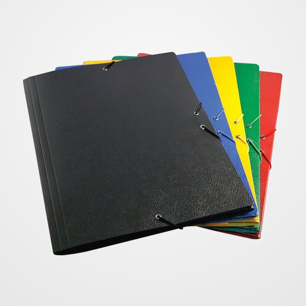 CARPETA de DIBUJO MARIOLA CARTON GOMAS sin SOLAPAS A2 NEGRO