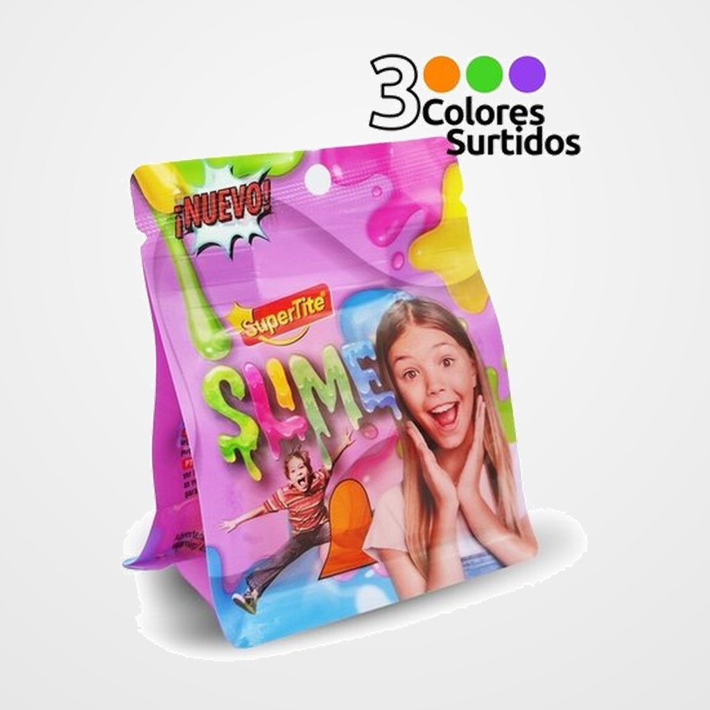 JUEGO SUPERTITE SLIME LISTO BOLSA de 100g