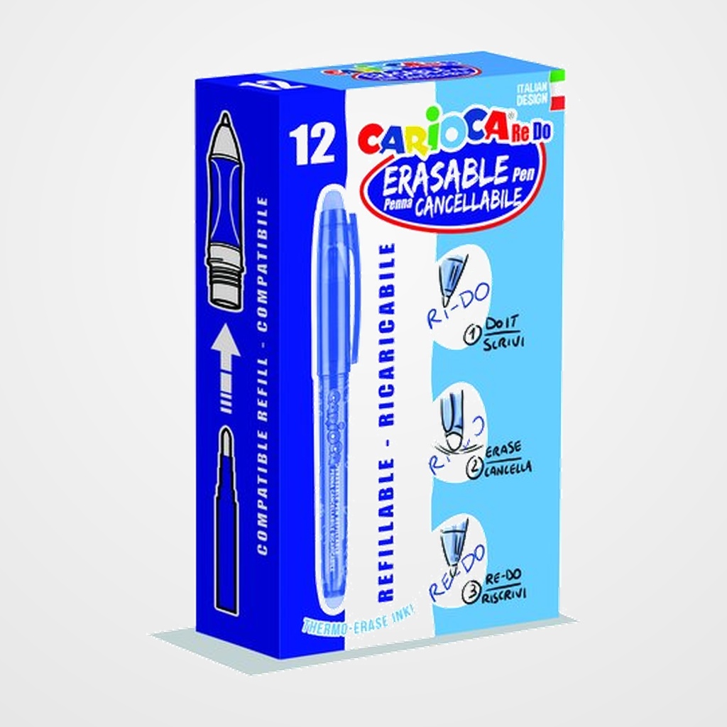 BOLIGRAFO CARIOCA RE-DO BORRABLE NEGRO