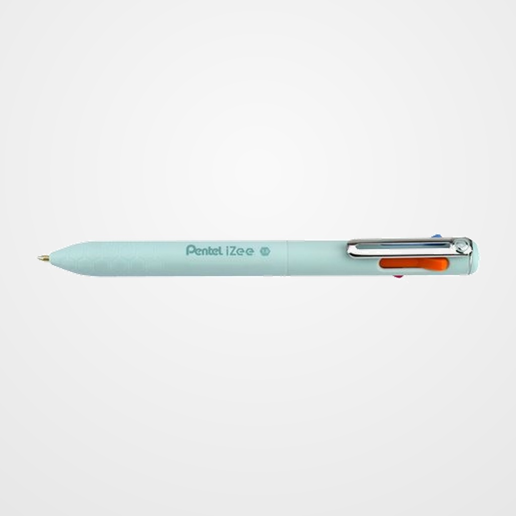 BOLIGRAFO de 4 COLORES PENTEL IZEE FASHION 0,7mm (naranja, fucsia, violeta y azul claro)