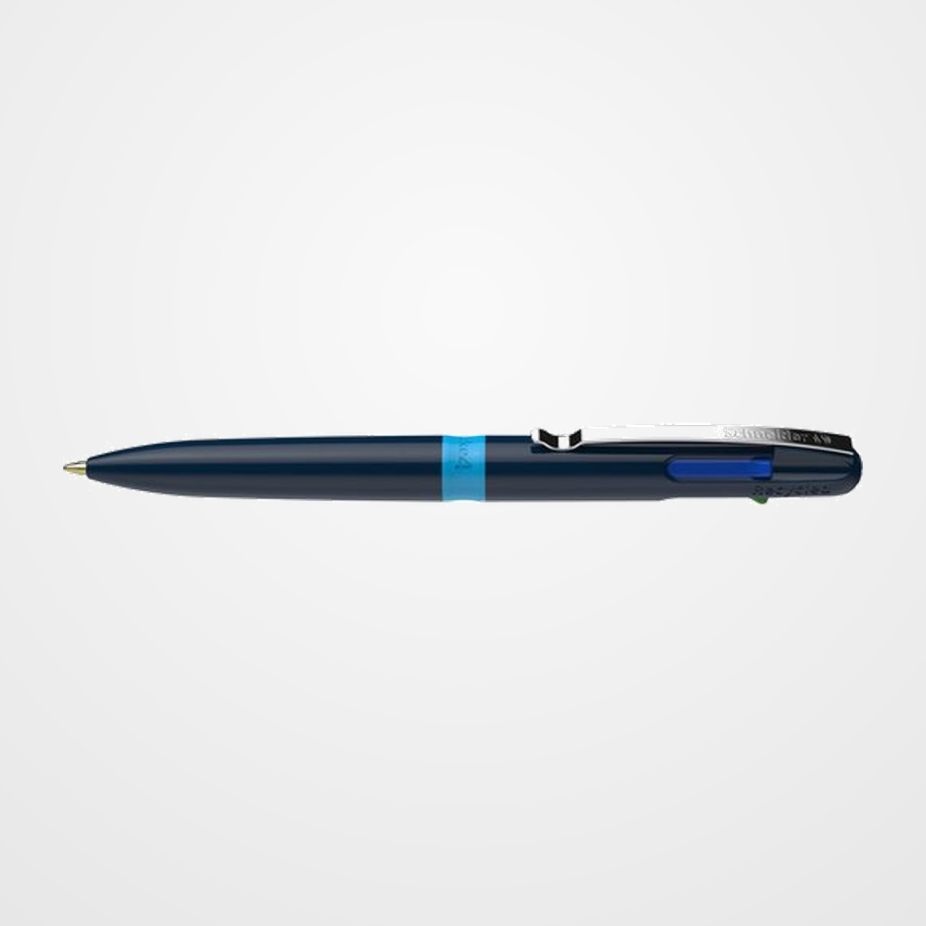 BOLIGRAFO de 4 COLORES SCHNEIDER TAKE 4 AZUL