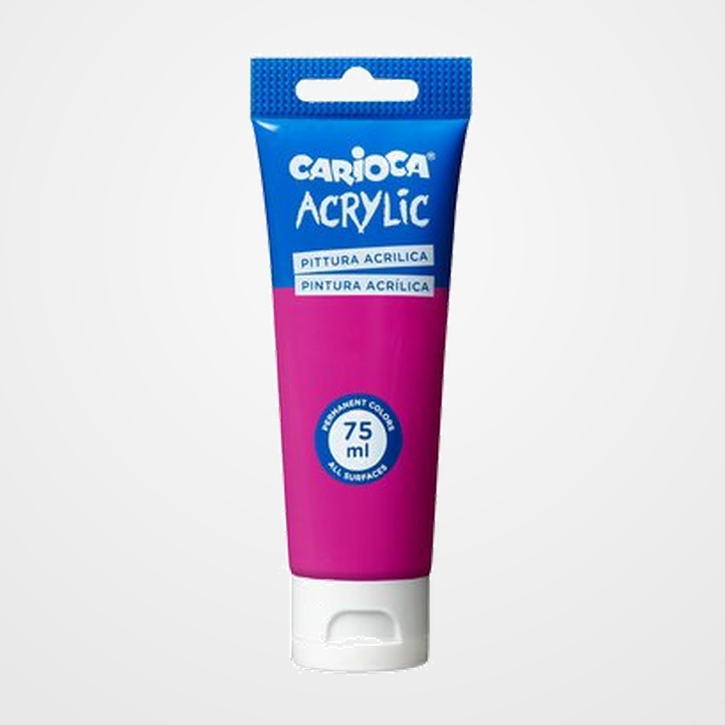 PINTURA ACRILICA CARIOCA 75 ml (tubo) MAGENTA