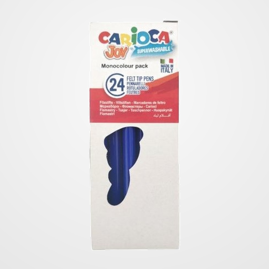 ROTULADOR FIBRA CARIOCA JOY  AZUL